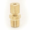 Thrifco Plumbing #68 3/16 Inch x 1/4 Inch Lead-Free Brass Compression MIP Adapte 6968003